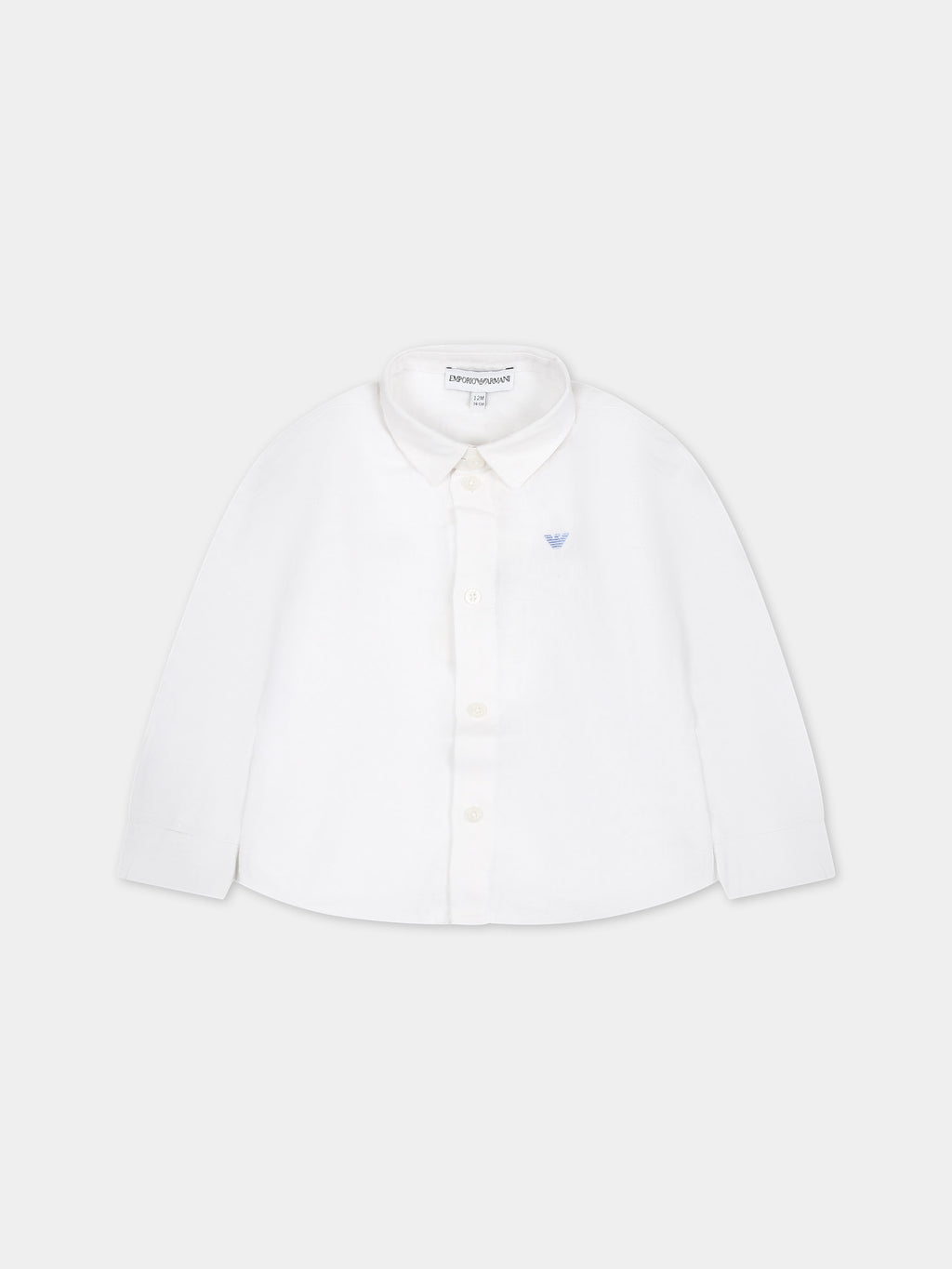 Chemise blanche pour bébé garçon avec un aiglon emblématique